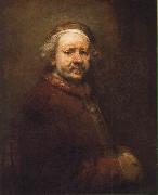 Rembrandt Self Portrait  ffdxc oil on canvas