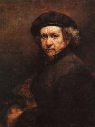 Rembrandt Self Portrait dfgddd oil on canvas