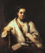 Rembrandt Portrait of Hendrickje Stoffels oil on canvas