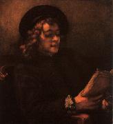 Rembrandt Portrait of Titus oil on canvas