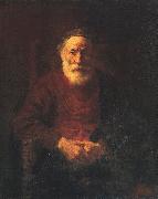 Rembrandt Portrait of an Old Jewish Man oil on canvas