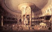 Canaletto London: Ranelagh, Interior of the Rotunda vf china oil painting artist