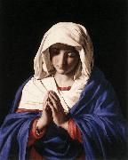 SASSOFERRATO The Virgin in Prayer a oil on canvas