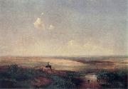 A.K.Cabpacob The Plain in the daytime oil painting on canvas