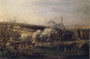 A.K.Cabpacob Landscape of Country oil on canvas