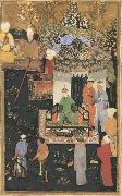Bihzad Timur enthroned china oil painting artist