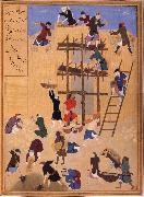 Bihzad Building ot Castle Khawarnaq,wherein the chamber of the seven icons will be hidden china oil painting artist