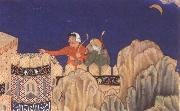 Bihzad The Crescent moon turned downwards china oil painting artist