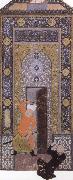 Bihzad The Gatekeeper denies entrance by one unworthy of the garden china oil painting artist