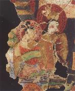 Bihzad Fragment of a Manichaean manuscript,with the Hindu gods Ganesh,Vishnu china oil painting artist