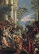 Tintoretto The Birth of St John the Baptist oil on canvas