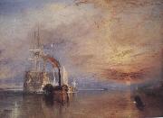 J.M.W.Turner The Fighting Temeraire,Tugged to her Last Berth to be broken up china oil painting artist