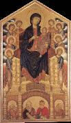 Cimabue S.Trinita Madonna oil on canvas