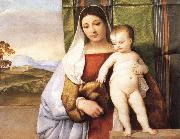 Titian The Gypsy Madonna china oil painting artist
