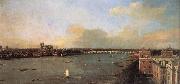 Canaletto London, Seen from an Arch of Westminster Bridge china oil painting artist
