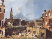 Canaletto Campo S.Vidal and Santa Maria della Carita painting