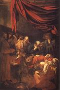 Caravaggio The Death of the Virgin oil on canvas
