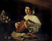 Caravaggio The Lute Player oil on canvas