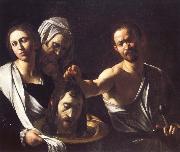 Caravaggio Salome Receives the Head of Saint John the Baptist oil on canvas