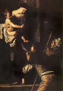 Caravaggio The Virgin of the Grooms oil on canvas