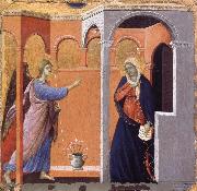 Duccio The Annunciation painting