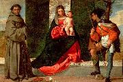 Giorgione Madonna with the Child, St Anthony of Padua and St Roch china oil painting artist