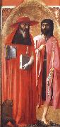 MASACCIO Saints Jerome and john the Baptist oil on canvas