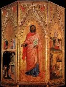 Orcagna Saint Matthew and scenes from his Life oil on canvas