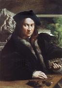 PARMIGIANINO Portrait of A man painting
