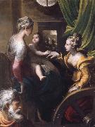 PARMIGIANINO The Mystic Marriage of Saint Catherine oil on canvas