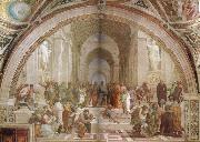 Raphael The School of Athens oil on canvas