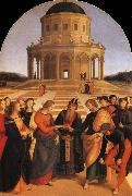 Raphael The Marriage of the Virgin oil on canvas