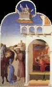 SASSETTA Saint Francis Giving Away His Clothes to the Poor Knight,The Dream of Saint Francis oil on canvas