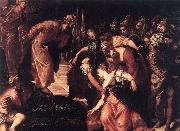 Tintoretto Esther before Ahasuerus oil painting on canvas