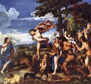 Titian Bacchus and Ariadne painting