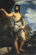 Titian St John the Baptist painting