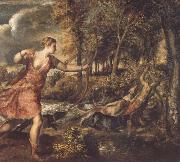 Titian The Death of Actaeon oil