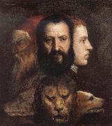 Titian An Allegory of Prudence china oil painting reproduction