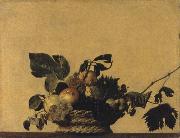 Caravaggio Fruits basket painting