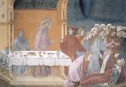 Giotto The death of the knight of Celano oil on canvas