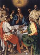 Pontormo The Mabl in Emmaus oil on canvas