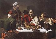 Caravaggio Supper of Aaimasi china oil painting reproduction