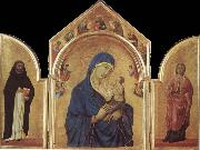 Duccio Virgin and Child painting