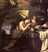 GUERCINO Magdalen and Two Angels painting