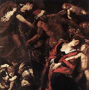 MORAZZONE Piedmont Martyrdom of Sts Seconda and Rufina oil on canvas
