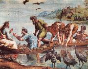 Raphael The Miraculous Draught of fishes oil on canvas