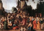 BACCHIACCA The Preaching of Saint John the Baptist china oil painting artist
