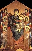 Cimabue Madonna and Child in Majesty Surrounded by Angels oil on canvas
