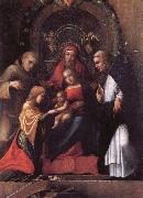 Correggio Sta Katarina-s mysterious formalning oil on canvas