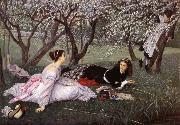 J.J.Tissot Spring painting